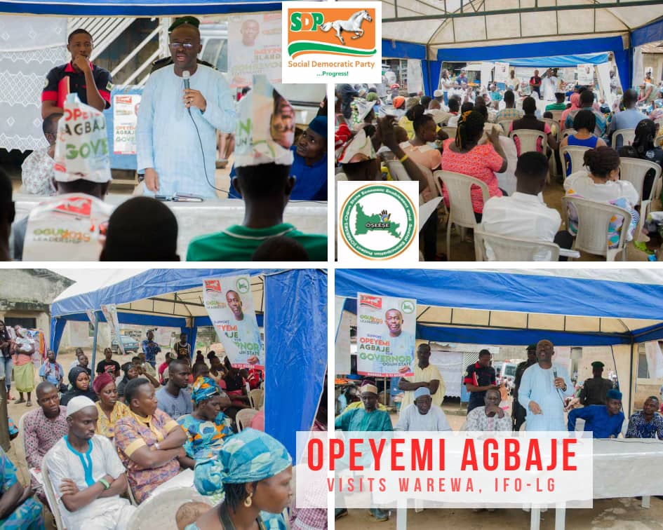 TheOAinstitute's tweet photo. @opeyemiagbaje  at Warewa yesterday.
--------------------------------------------------------
It was a great time meeting with the people of Warewa community and having  heart to heart conversation about the state of the community and the way forward.
#Oseese #Otiseese #SDP https://t.co/SvAkdUEKGA