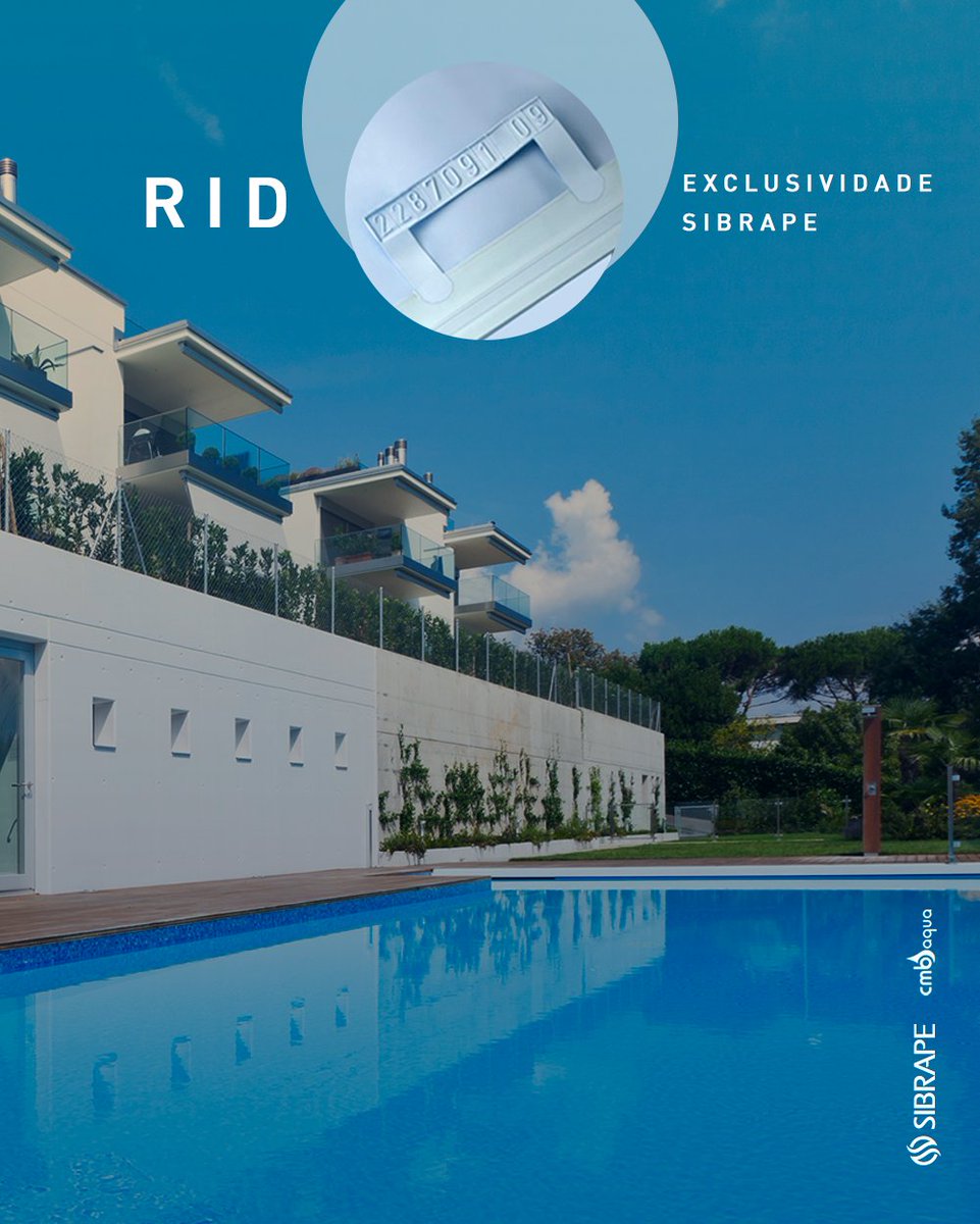 Você conhece o RID? O Registro de Identidade Digital é exclusividade SIBRAPE. Encontre a revenda mais próxima de você e comece o projeto de sua piscina! bit.ly/18S13d7