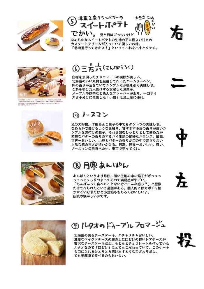 ご存知ですか？北海道の銘菓！！たくさん美味しいのがありますよ～！！