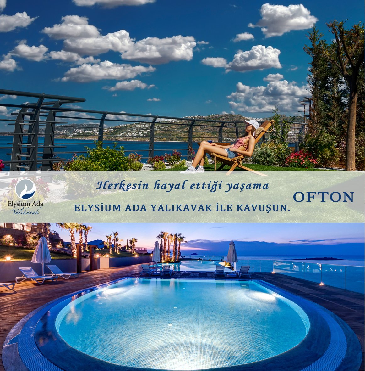 Herkesin hayal ettiği yaşama Elysium Ada Yalıkavak ile kavuşun. Ayrıntılı bilgi almak için: ofton.com.tr #Oftonİnşaat #ElysiumAdaYalıkavak