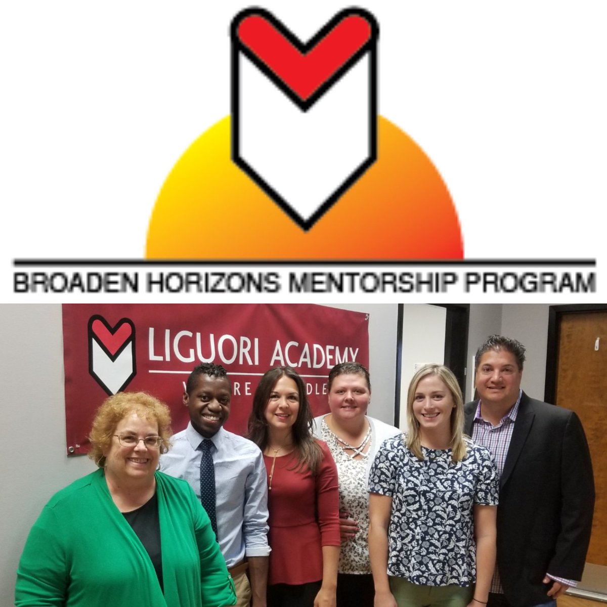 Cbarilotti's tweet photo. Kicked off the #BroadenHorizons Mentorship Program @liguoriacademy today announcing it to 65 students! Want to be a Mentor? 🙋‍♀️ reply to me! #phillyschools https://t.co/NgikZGbjB5