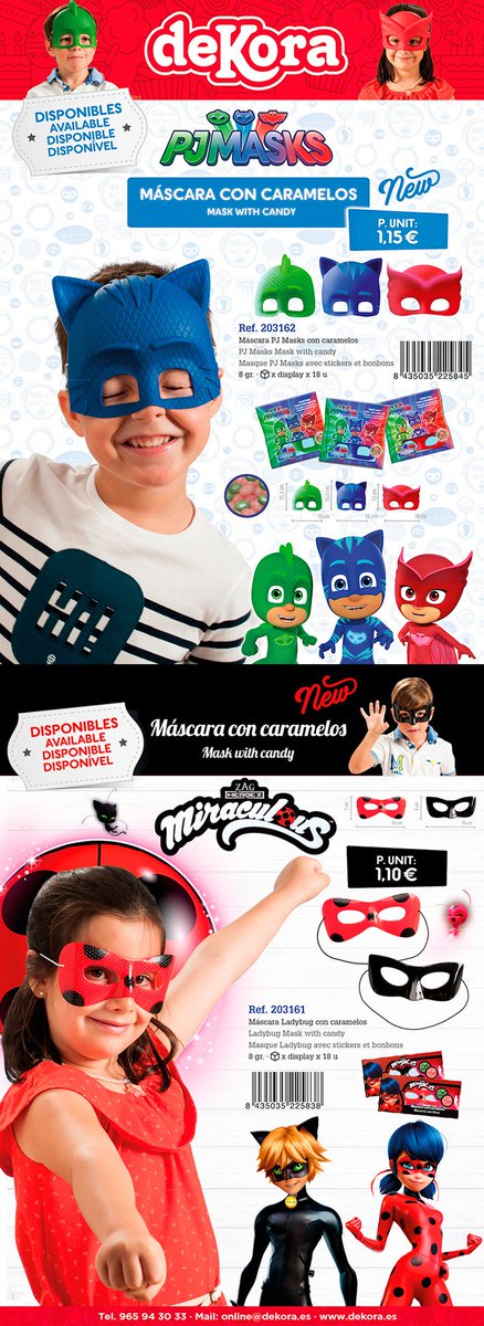 dekora_tw's tweet photo. ⚡⚡MÁSCARAS LADYBUG Y PJ MASKS⚡⚡ - https://t.co/MqubmkQ2An https://t.co/IflJSXVN7z