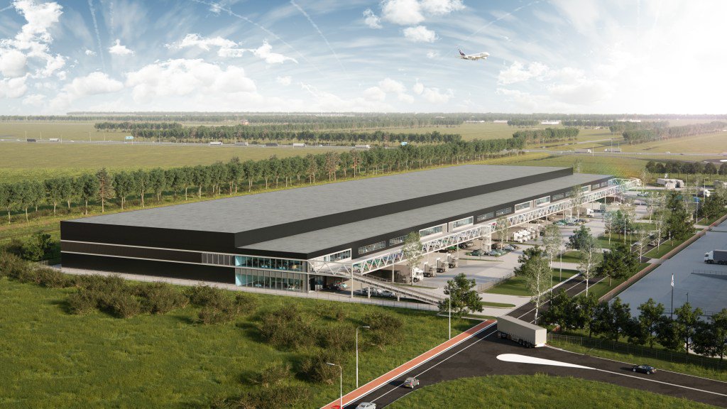 Start ontwikkeling AMS Cargo Center II op Schiphol Logistics Park vastgoedberichten.nl/2018/09/10/sta…