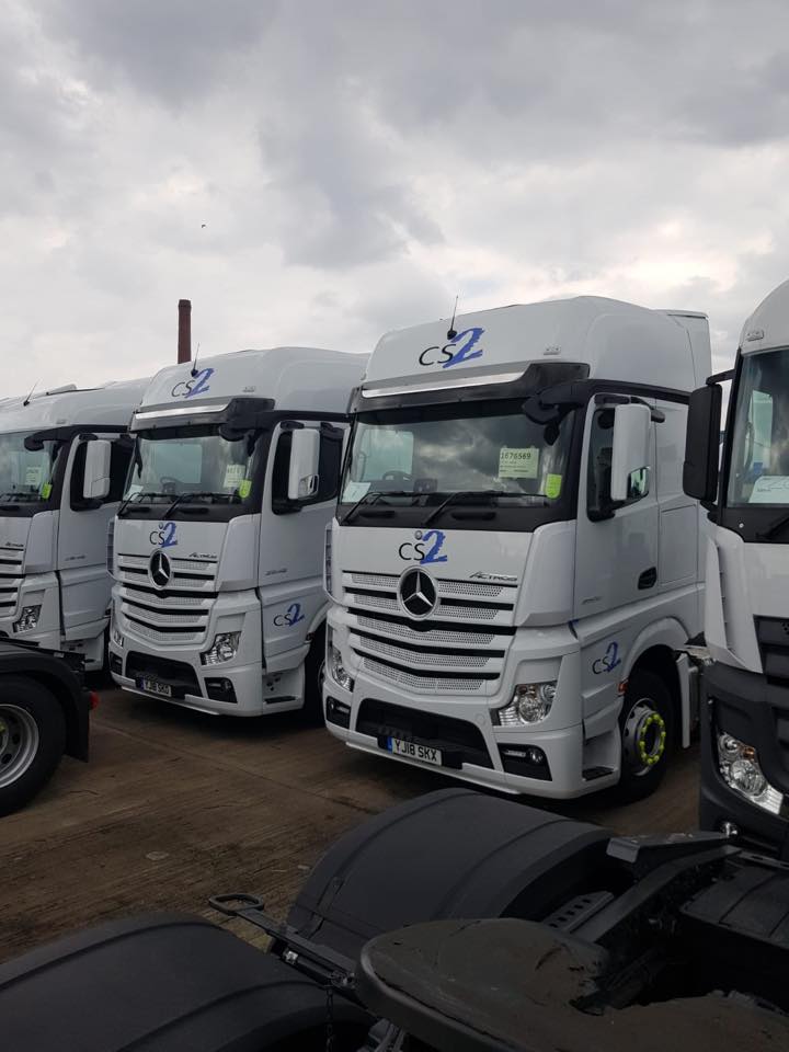 CS2Transport's tweet image. New additions from July 2018 😃 
#newadditions #mercedescrew #truckerlife