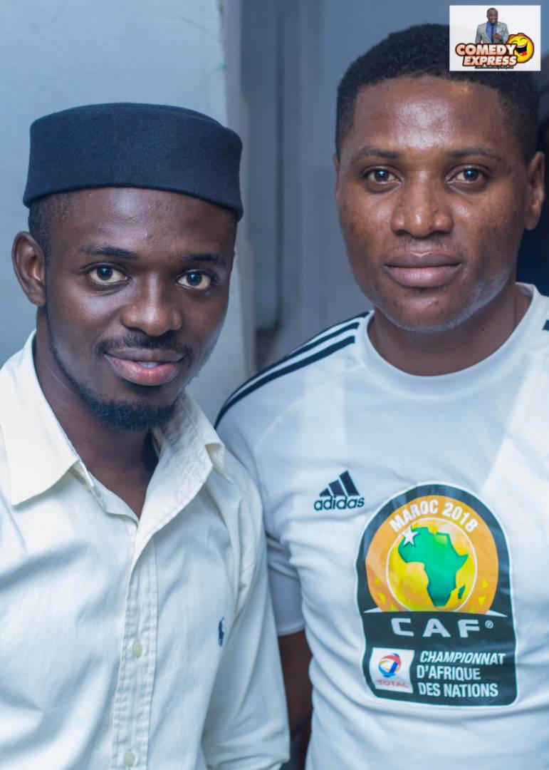 ComedianWaris's tweet photo. My boss @fixondennis  came in last Friday to watch my performance at comedy express 
God bless you sir 
#Comedyexpressevent https://t.co/yramYTmPm5
