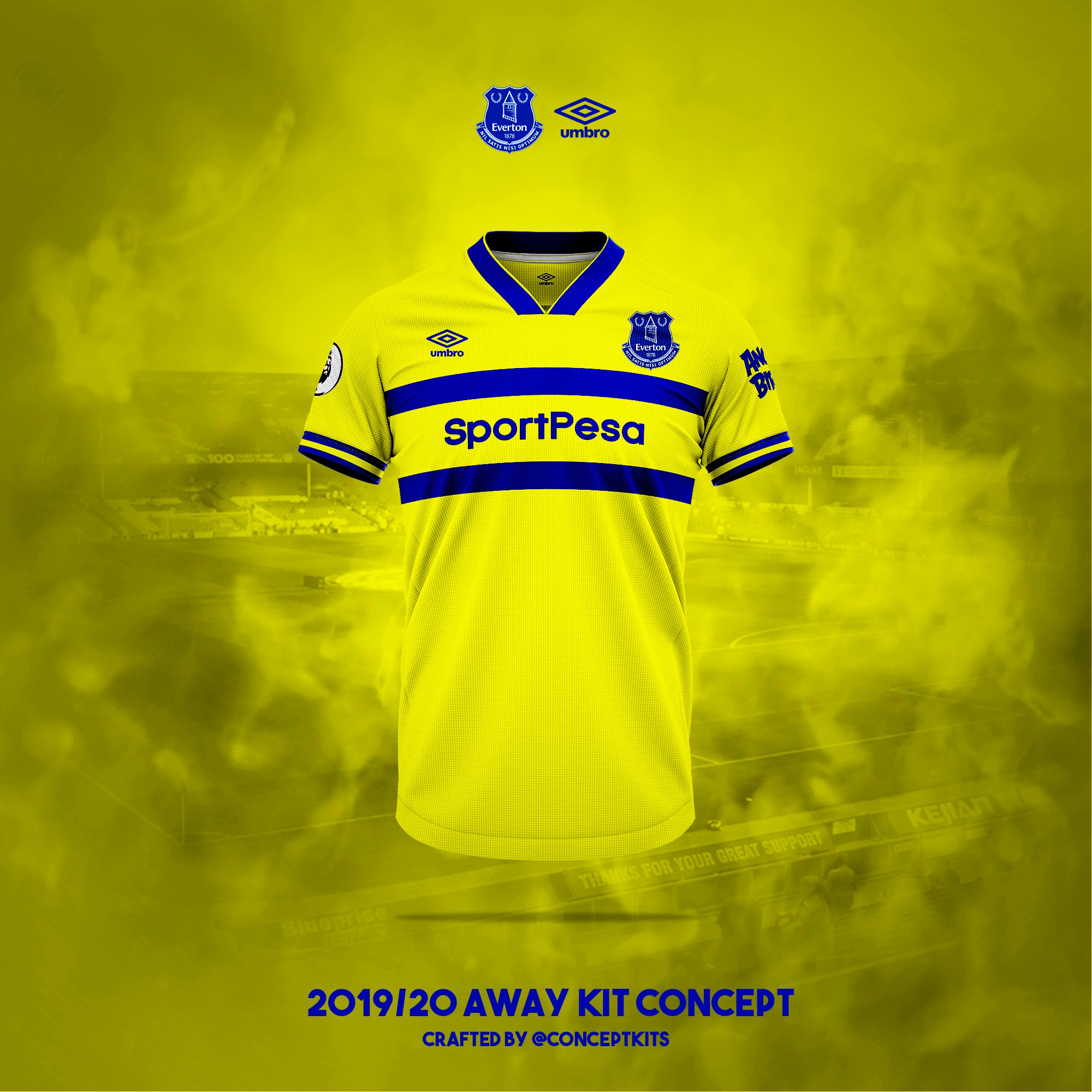 Everton's 2019/20 Concept Kits Have Arrived. See What You Think.