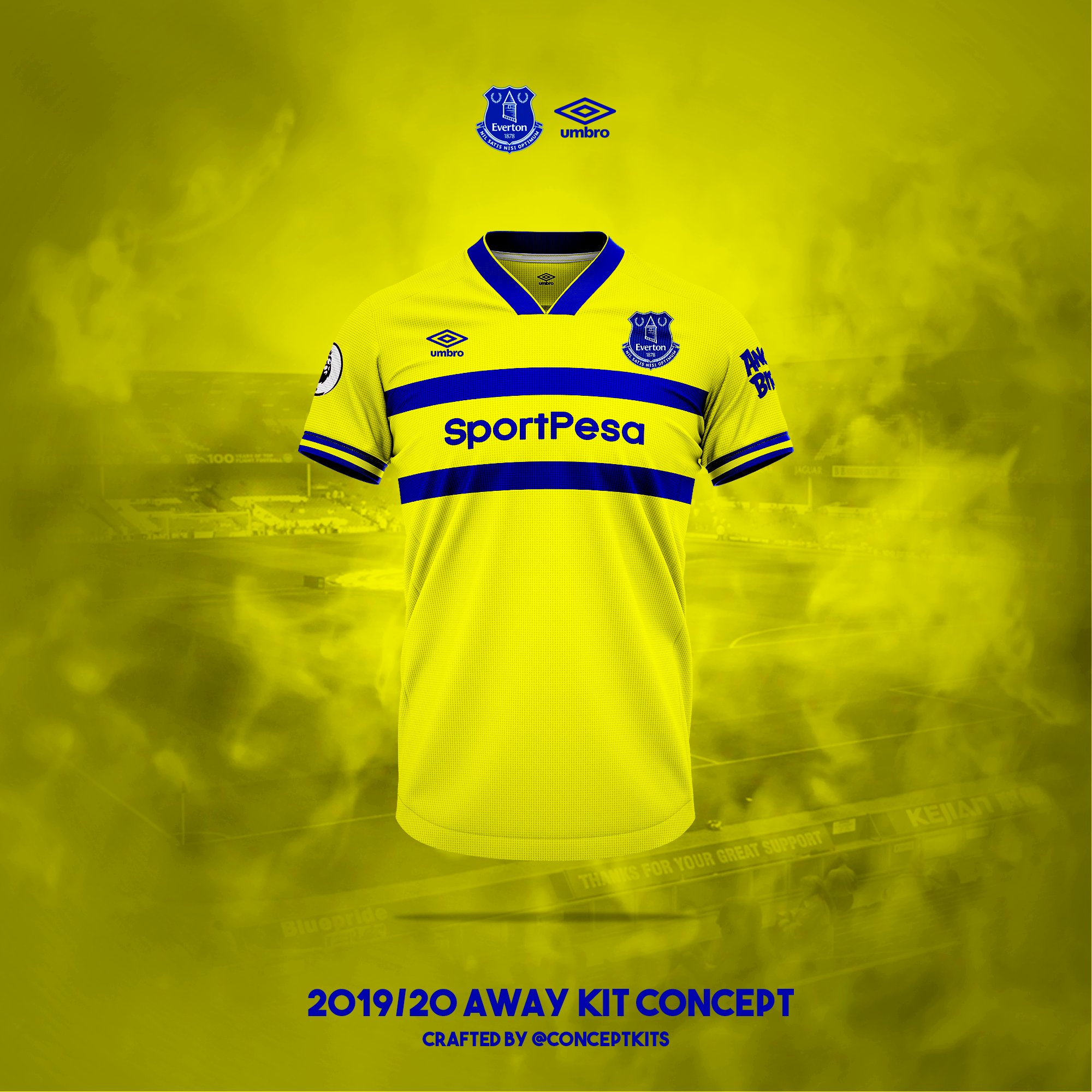 everton white away kit