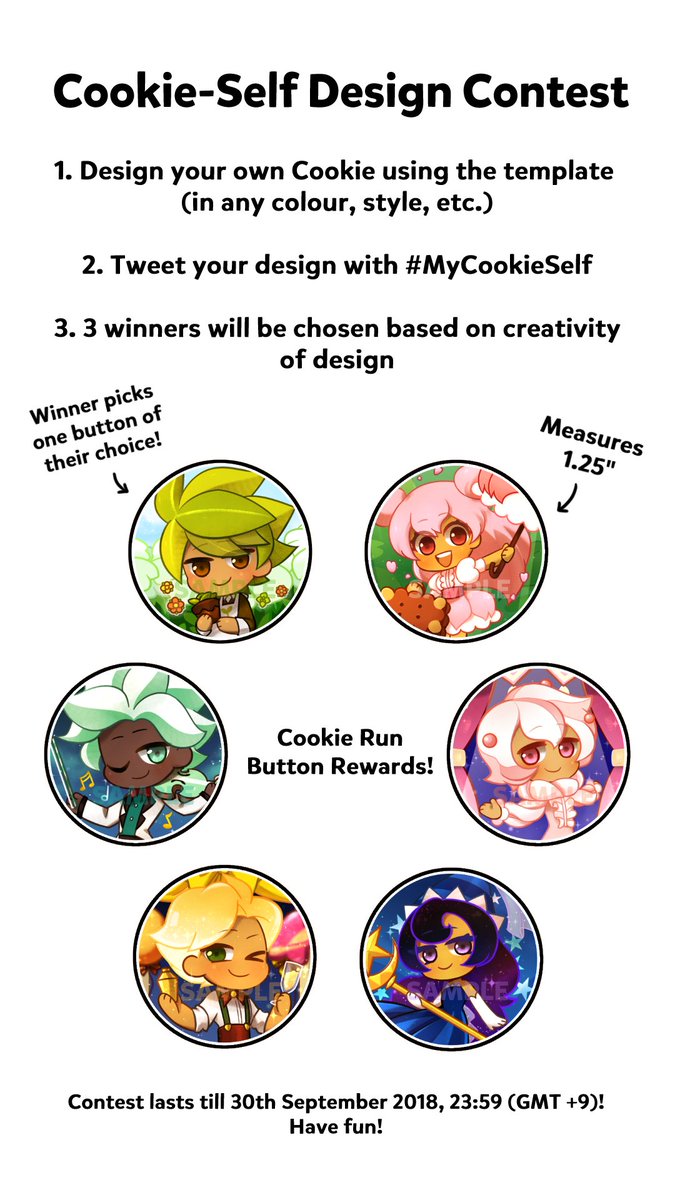 Cookie Run Updates Hiatus Sur Twitter Ever Wanted To Be A Cookie Use Our Template To Draw Your Cookie Self What S More Join Our Contest For A Chance To