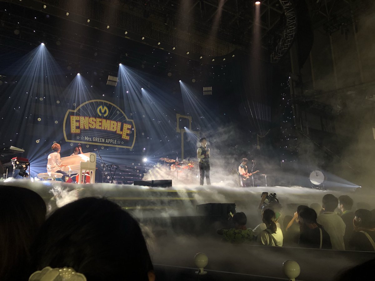 9/9 ミセス 
ツアーファイナル 幕張メッセ
今までのライブで1番やなこれは間違いなく
6日間のんびり過ごせて超楽しかった〜
木藤黒川ありがとうまたいく