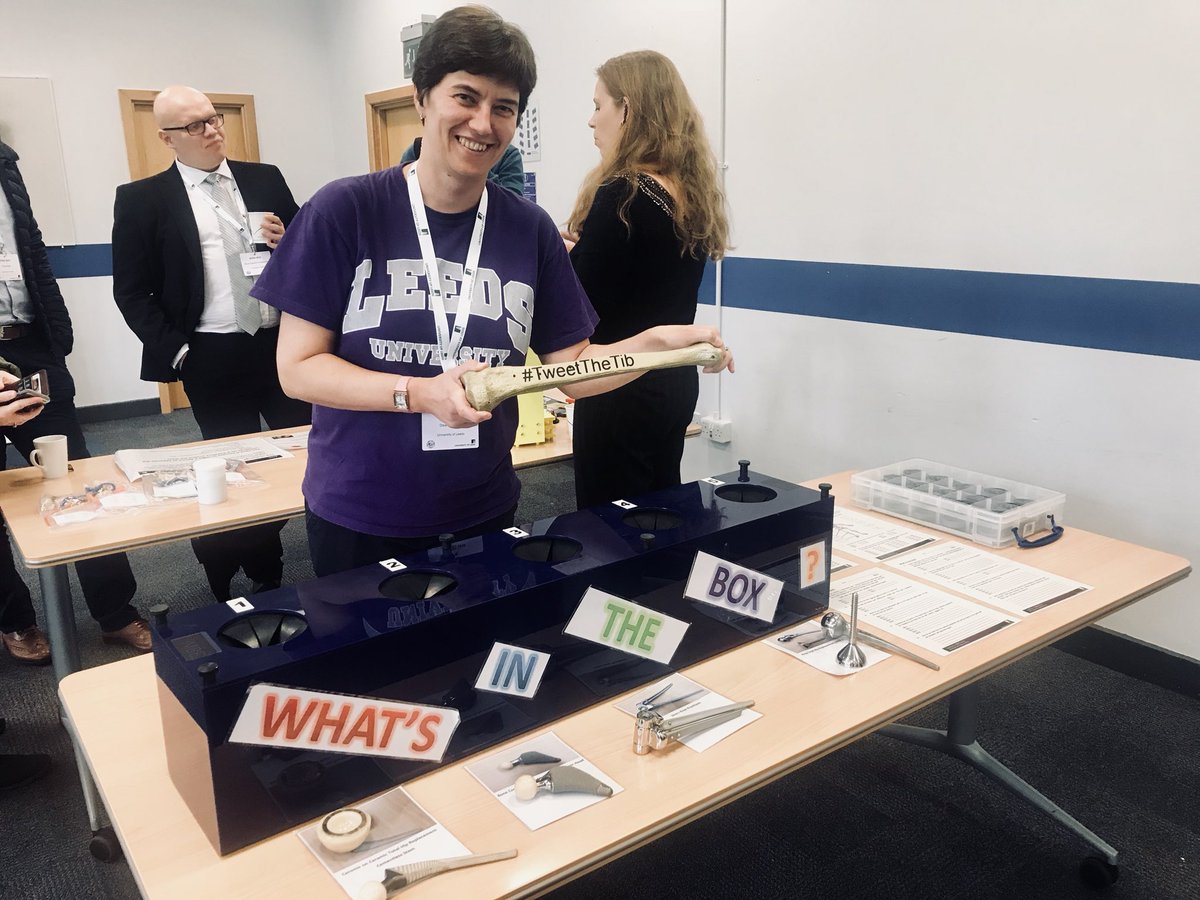 What’s in the Box? It’s only the golden tibia! #tweetthetib  #BORS2018