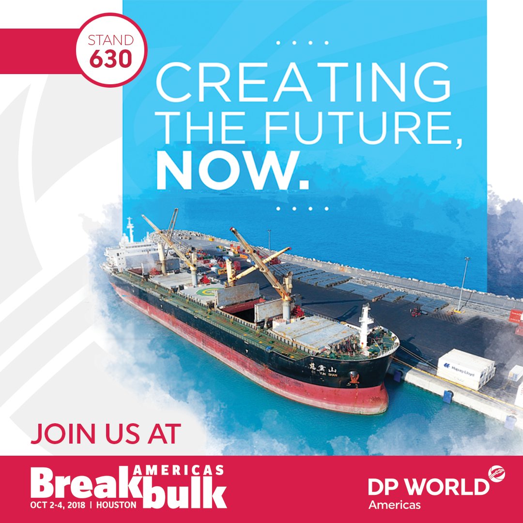Between October 2nd and 4th, DP World Americas will attend the X edition of <a href="/Breakbulk/">Harry Stamos</a> Americas, the largest exhibition of project cargo and Breakbulk industry in Americas region, to be held on Houston, Texas.

For more information access: breakbulk.com/events/breakbu…