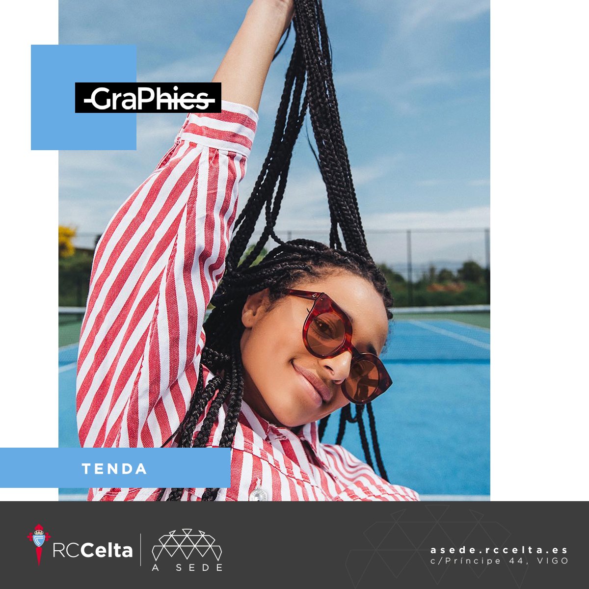 ASedeRCCelta's tweet image. Calma que en setembro aínda segue o verán 😎
A colección de #GraphicsProject na tenda de #ASede 😎