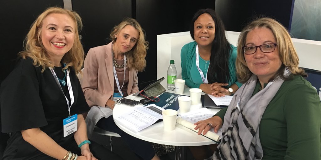 FINTECHCircle's tweet photo. Our fantastic Co-Editor Team of The @InsurTECH_Book meets for the #InsurtechRising Panel @SabineVdL @NicoleAnMo @SMMBrightBlueH @SusanneChishti #insurtech #insurtechbook https://t.co/P0Qy5mrD2r