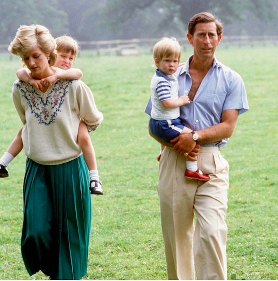 Nice. #PrincessDiana, #PrinceCharles + the boys #piggyback #rg @hellomagus