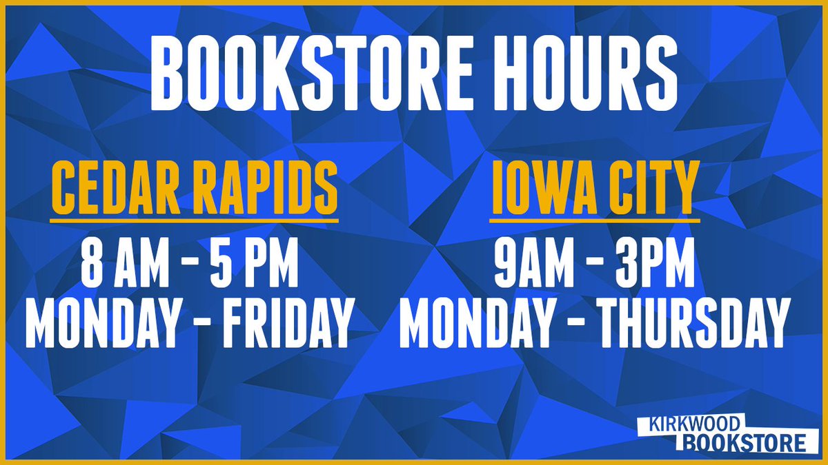 Kirkwood Bookstore (KirkwoodBook) Twitter