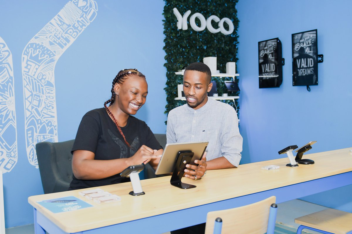 Yoco_ZA's tweet photo. It was a pleasure to meet @book_ibhoni founder Mpumi at the Yoco Pop Up store in Soweto, and set him up with Yoco card readers and hardware to grow his business 🚴‍♂️

@book_ibhoni is our #YocoForMe competition winner! Spot all posts at https://t.co/XkNJhVcKyg https://t.co/qNtLKde3BO