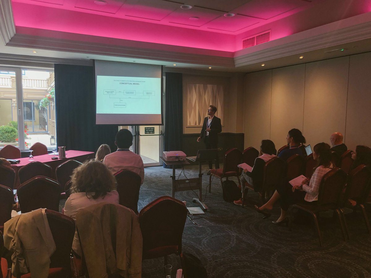 Empirical evidence: A firm’s physical #workspace #design influences perceived organizational #climate - What a great privilege to present some of our findings <a href="/ContInnovNet/">CINet</a> conference in Dublin!