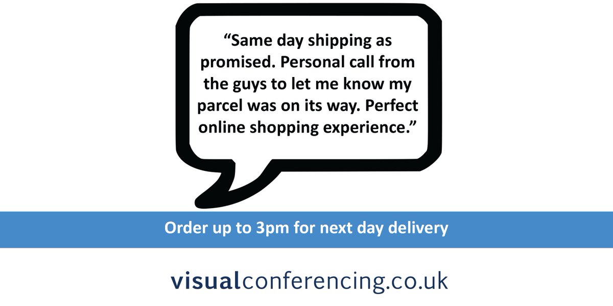 VisualConf's tweet image. We love feedback! Thank you to this recently customer for taking the time to leave this great feedback. #videoconferencing