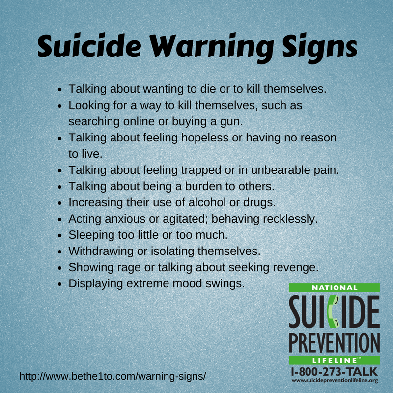 MOSOCCESS's tweet photo. World Suicide Prevention Day and the start of National Suicide Prevention Week. Take the time to learn warning signs for suicide. If you are concerned ask the question “Are you considering suicide?” This question could save someone’s live. #mosoccess #suicideprevention https://t.co/agQzNVr00U