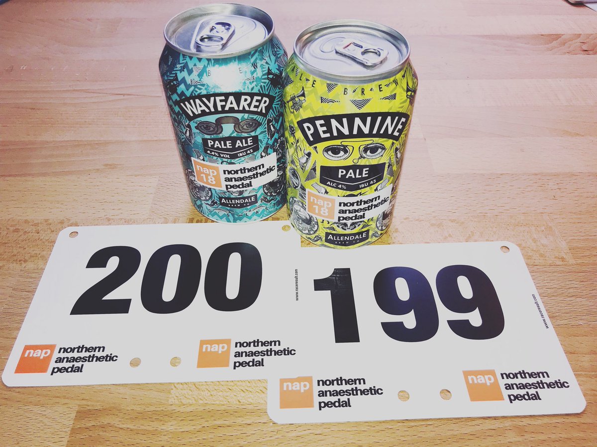 The NorthernAnaestheticPedal 2018 is fast approaching. 23.09.18 Beer from @AllendaleAle. Bike servicing@onyoucycle. northernanaestheticpedal.com