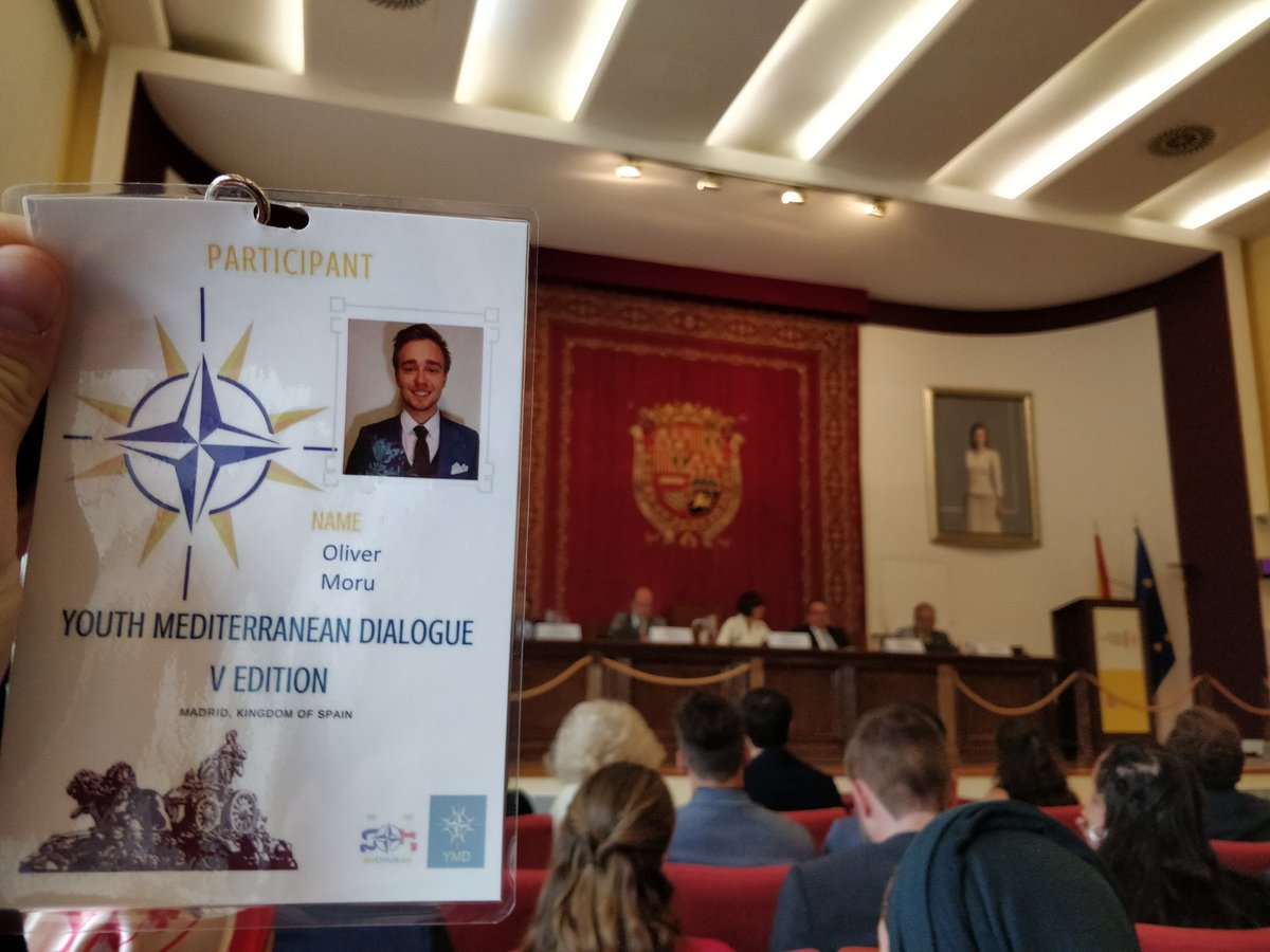 OliverMoru's tweet photo. Great to be participant of #YMD2018 and discuss challenges at NATO's Southern flank. https://t.co/9gieKPaaeS