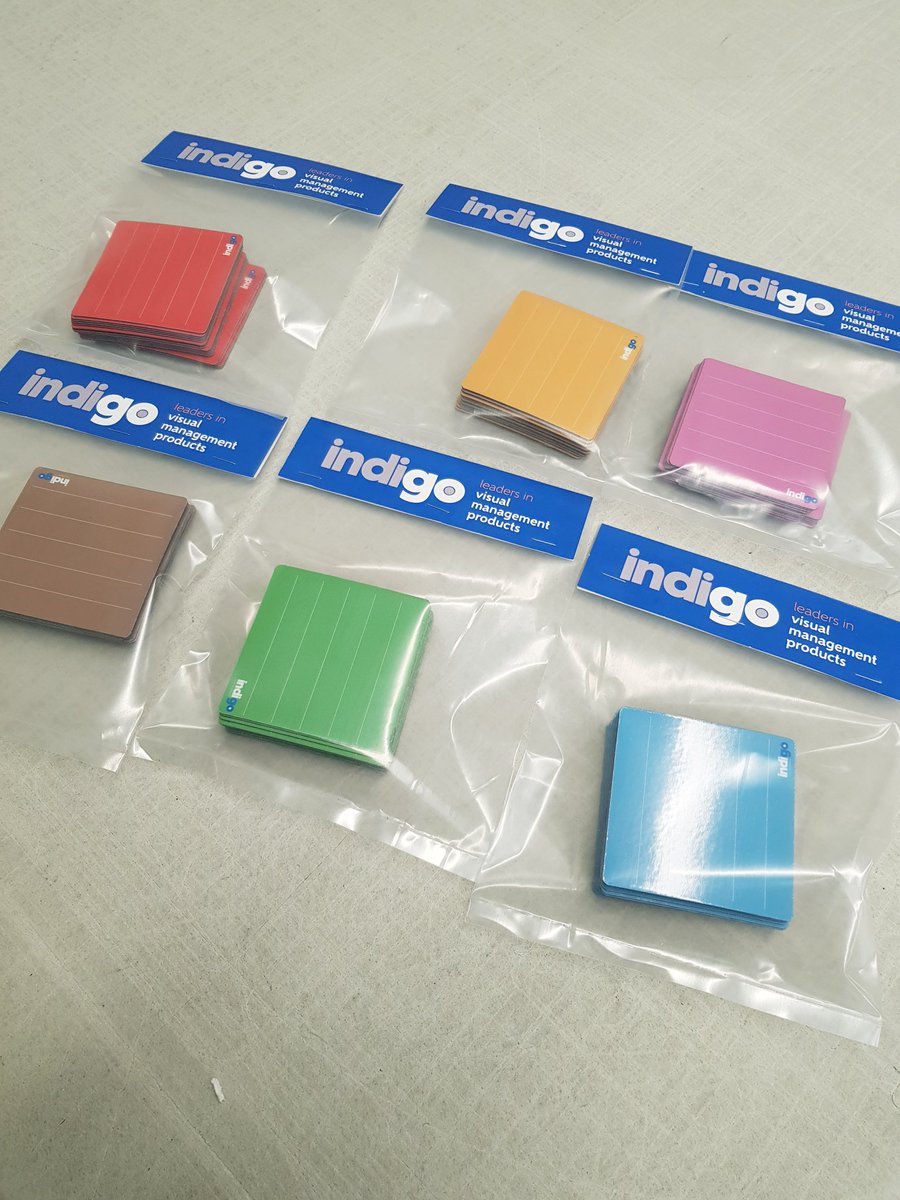 IndigoVisual's tweet image. Another batch of magnetic #visualindicators leaving here today for there #lean journey ....why not get in contact today to order yours #visualmanagement