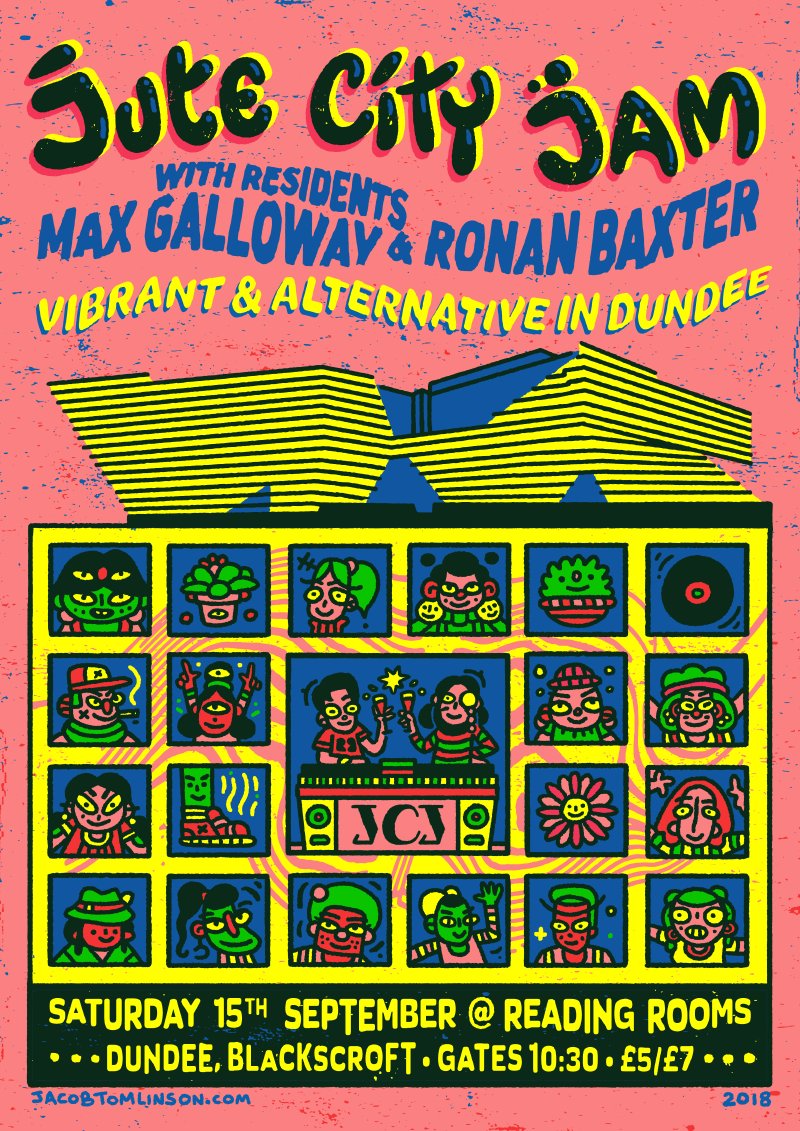 thisronan's tweet image. Coming up this Saturday! Jute City Jam V&amp;amp;A extravaganza!