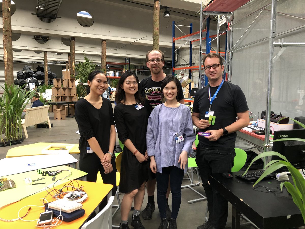 Sab_JungTu's tweet photo. Lucky us to meet Jay @ibisum and Philipp @wizard23 who have been building such a great product: #magicshifter which is really helpful for our project.
@Wim_Wich @hsieh_bettie 

Find out more about their projects: https://t.co/2yXbBMhkdQ https://t.co/OQyejsq2Rh
