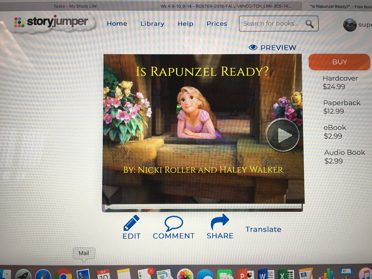 ms_nickimouse's tweet photo. https://t.co/1HBIvgQTNX is such an amazing resource! Not only does it let you create your own stories and books, but you can then buy them to have hard copies! There are so many cool ways you could use this in a classroom! @WSUVEdTech1 #wsuvEdtech https://t.co/O8onKxMeoq