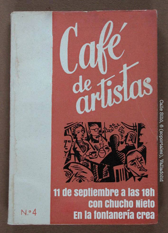 mañana martes os esperamos a las 18h! cafelito de puchero con "<a href="/chucho_nie/">Chucho Nieto</a> Nieto, clausuramos la que ha sido su primera exposición individual #valladolid #exposiciones