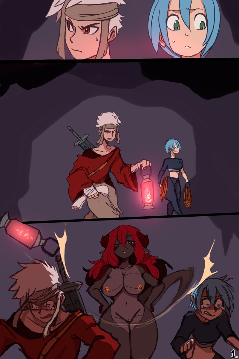 DemHipstho's tweet photo. "Careful where you go~ you might end up in my cave~" https://t.co/UlTno2frUM