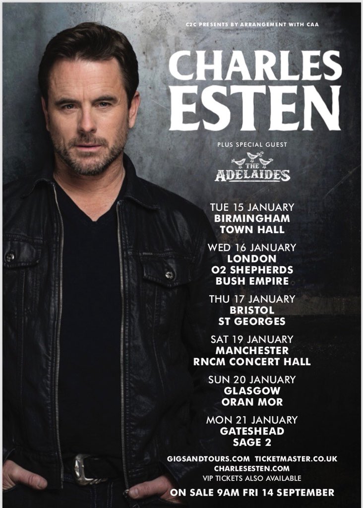 Charles Esten on Twitter "Thrilled to announce my first solo UK
