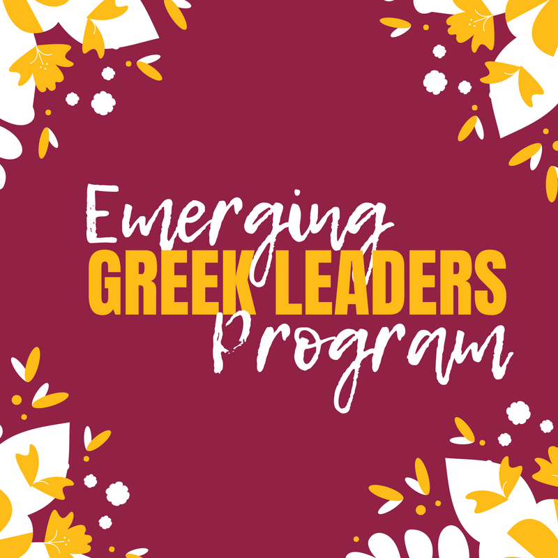 Want to learn more about leadership development and building connections within the SFL community? Registration for Emerging Greek Leaders Program closes TONIGHT at 5 PM! orgsync.com/61208/forms/32…