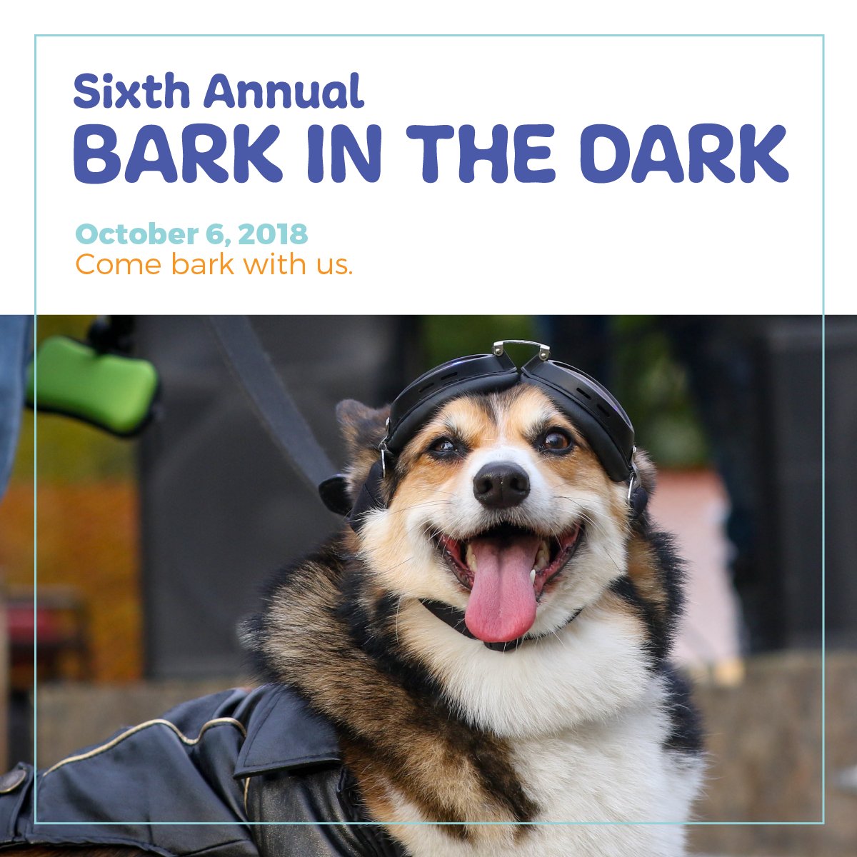 Are you interested in volunteering at our event Bark in the Dark?! For more information and to sign up go to barkinthedark.org!