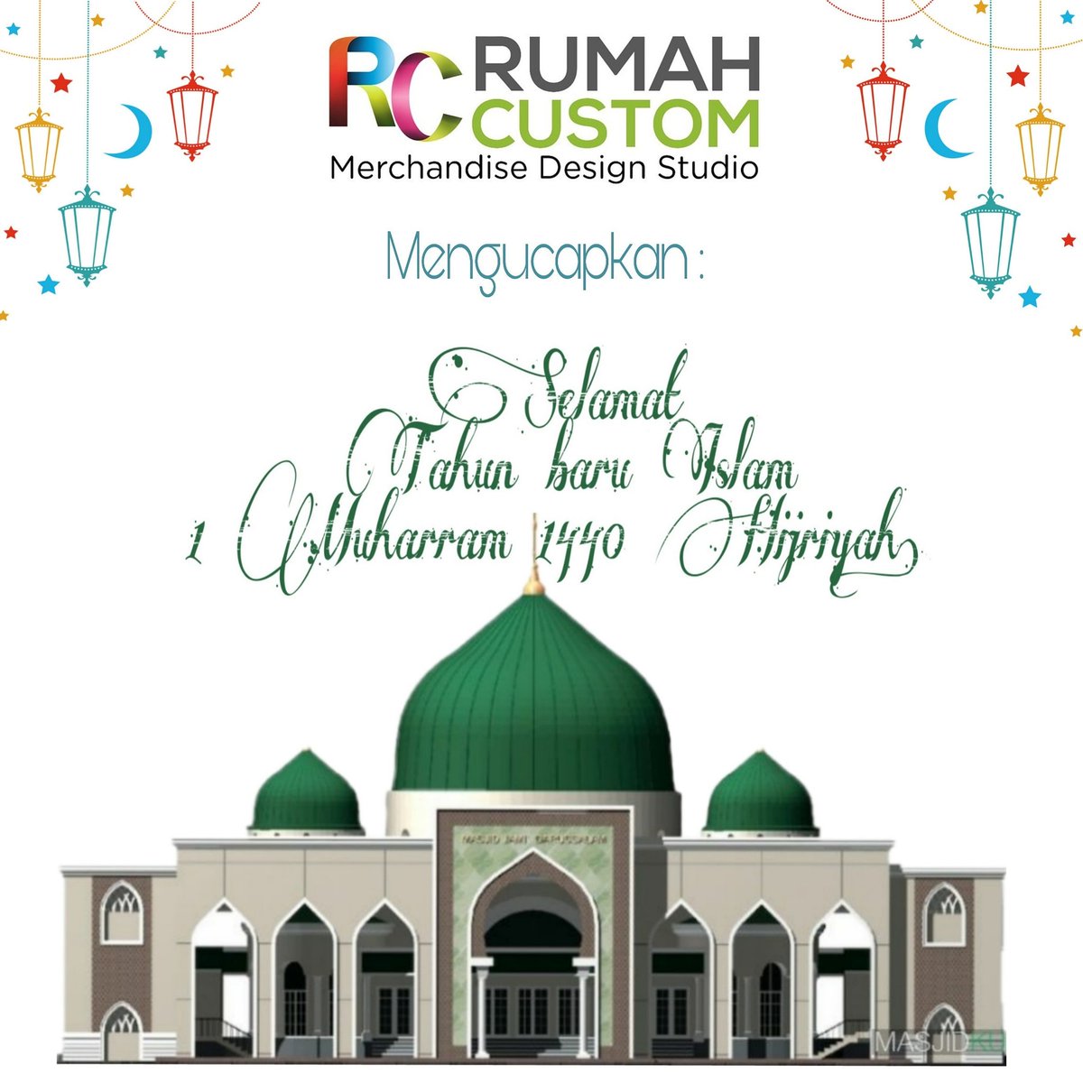 RumahCustomID's tweet photo. Selamat Tahun Baru Islam 1 Muharram 1440 Hijriyah.
Tahun baru datang sebagai pengingat untuk melihat apa yang telah kita kerjakan di tahun sebelumnya.Oleh karenanya, awal tahun menjadi awal yang tepat bagi kita untuk memperbaiki diri terhadap apa yang telah diperbuat di masa lalu https://t.co/GFA9xXcCMq