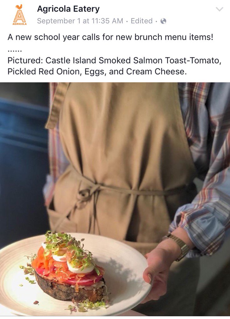 KitchenSnaps's tweet photo. @AgricolaEatery Congrats on being named in @NJMonthly Top 30 Restaurants! I know where I’ll be brunching next! 😍 https://t.co/5ut7zXWXuJ