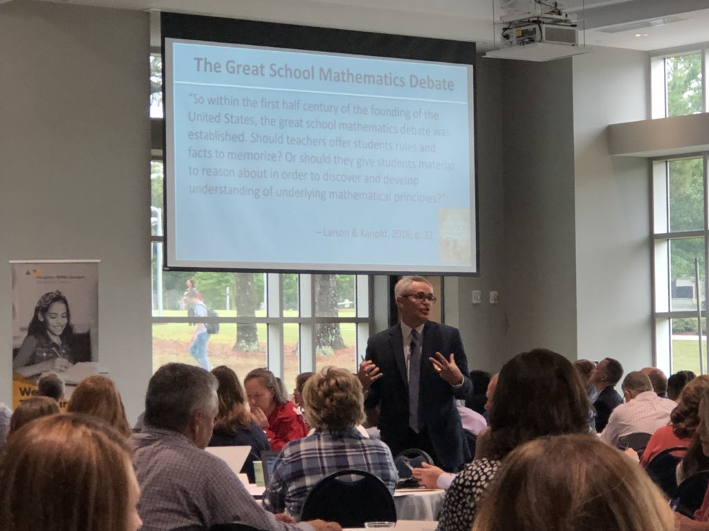 Houghton Mifflin Harcourt is excited to be sponsoring Dr. Matt Larson- AMSTI Math Summit at UAH!! Advocating for High Quality Math Instruction <a href="/AmstiUAH/">AMSTI-UAH</a> <a href="/HMHCo/">HMH Education</a> @LeadAndLearn