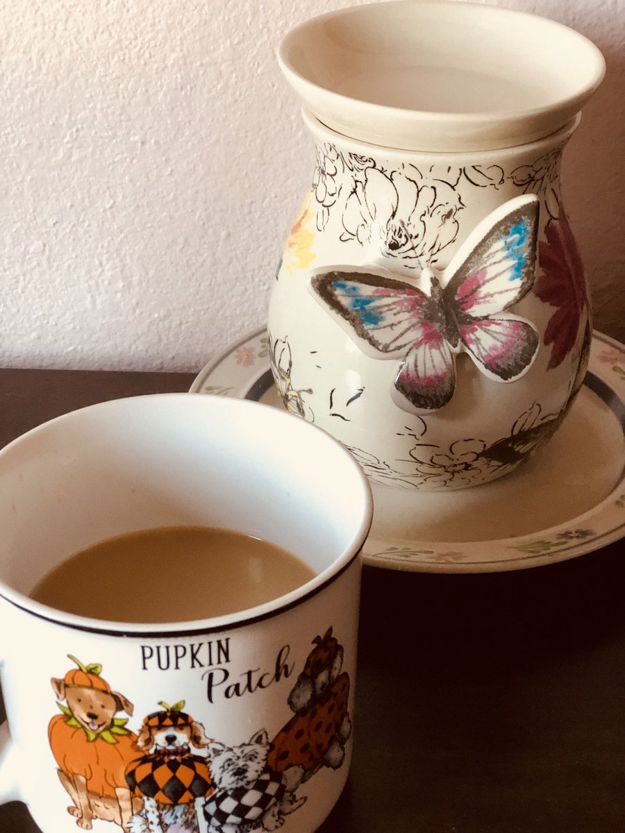 JoanAndTheRoses's tweet image. Monday morning. ☕️🍂 #FallingForFall 🦋🍁