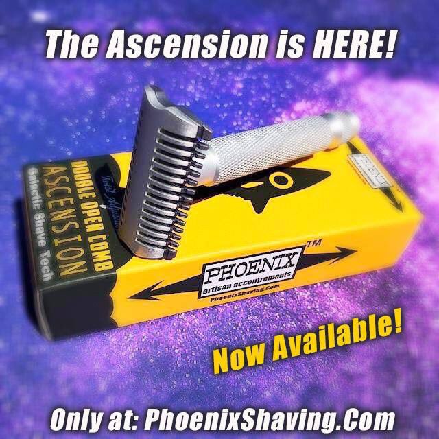 Douglas_Smythe's tweet photo. https://t.co/HBozc3HHaJ

NOW AVAILABLE! The Ascension Twist-Adjustable Double Open Comb Safety Razor - CNC Machined | 7075 Aluminum #AscensionRazor #DOC #SafetyRazor #PhoenixShaving #NewRazor #PlsShare https://t.co/dkJoZpoA1p