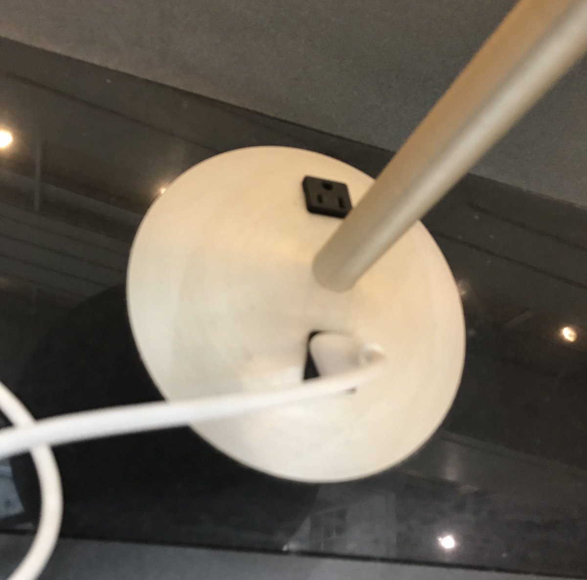 garce2450's tweet photo. @2450fall18 #ex of  #physicalcontraints when only 2- or 3-prong US-standard plugs would be suitable for these power sockets. Another physical constraint would arise if these outlets did not have the third prong hole - I would not be able to use this socket with my 3-prong plug. https://t.co/gsajnOJHF5