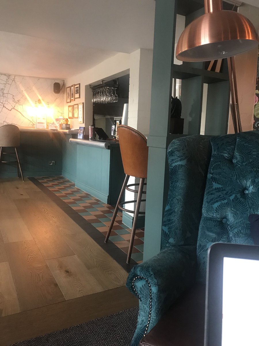 The pub in the afternoon when we’re shut is the most peaceful yet productive time