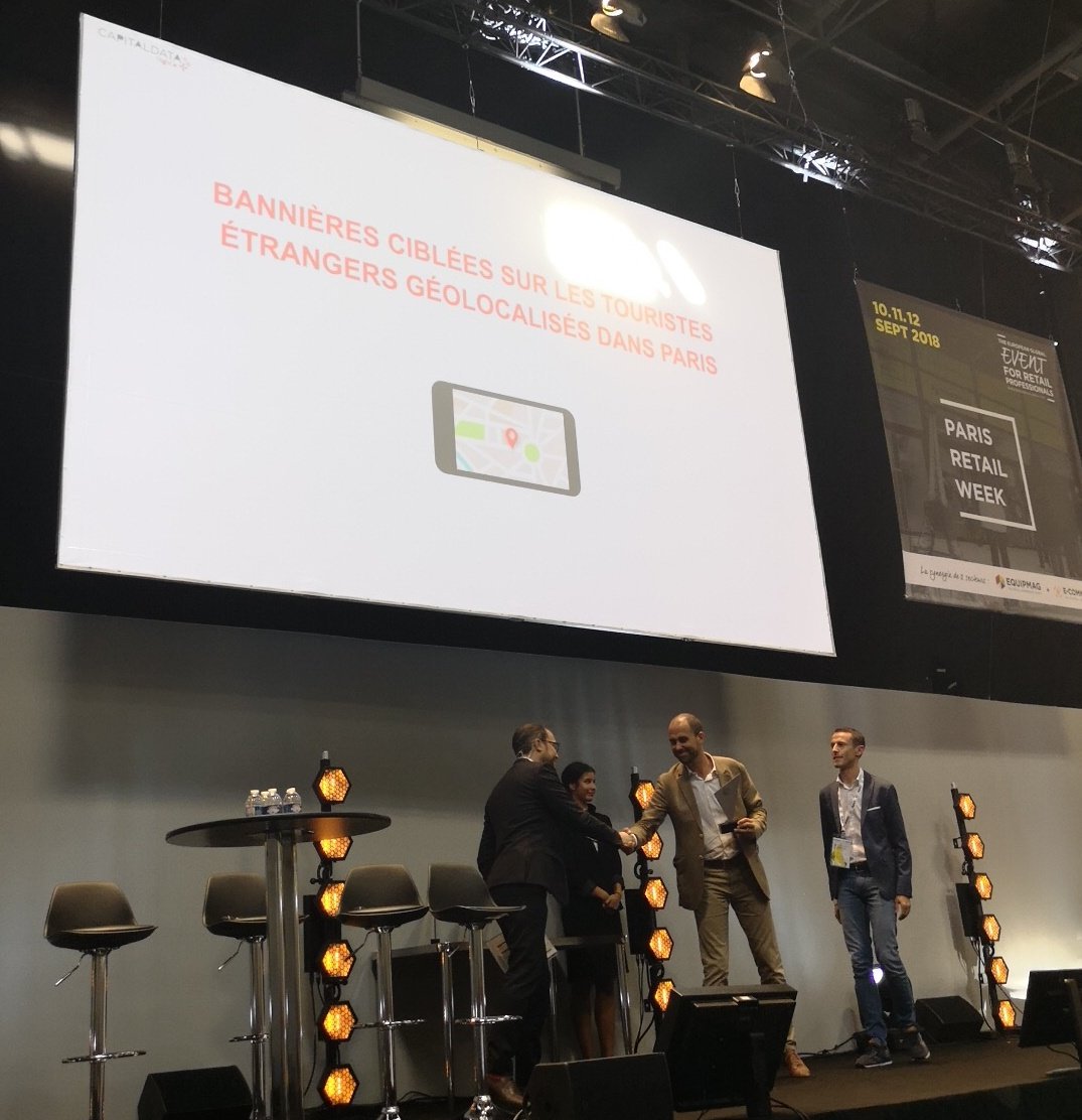 nrfeurope's tweet photo. Le 1er coup de cœur du jury est attribué à #CapitalData ! #ParisRetailAwards #ParisRetailWeek https://t.co/FM23MuZmQ0