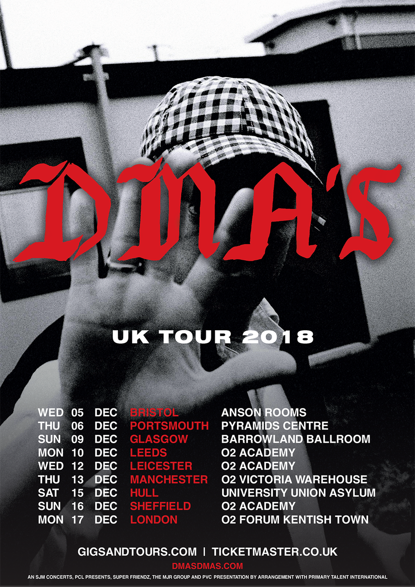 We’ll be back touring the UK this December.

Tickets on sale from Friday, 14th September 10am - dmasdmas.com