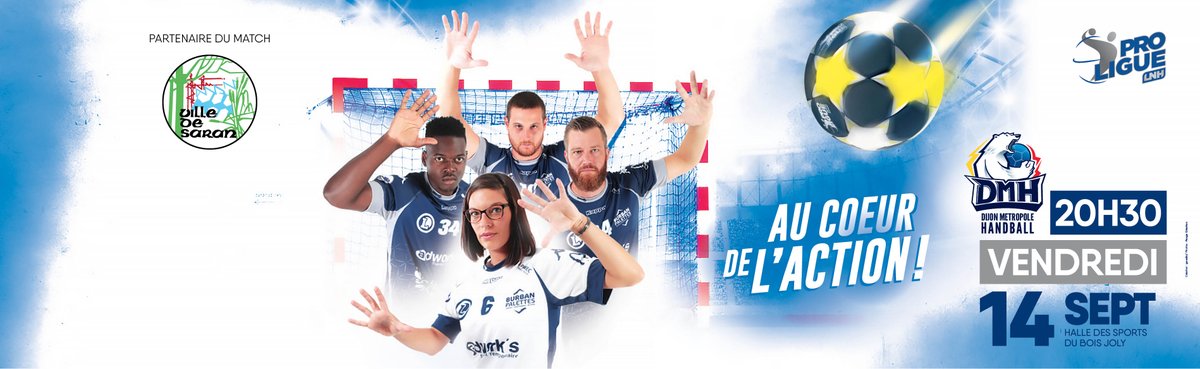 NOUVEL OBJECTIF I
Début d'une nouvelle semaine, et début d'un nouvel objectif avec la première journée de championnat face à <a href="/DMH_Officiel/">DMH</a> ce vendredi dès 20h30 à la Halle !

Billetterie dispo ici :
saran-hb.fr/billetterie-gr…
#AuCoeurDelAction 🔵⚪💪