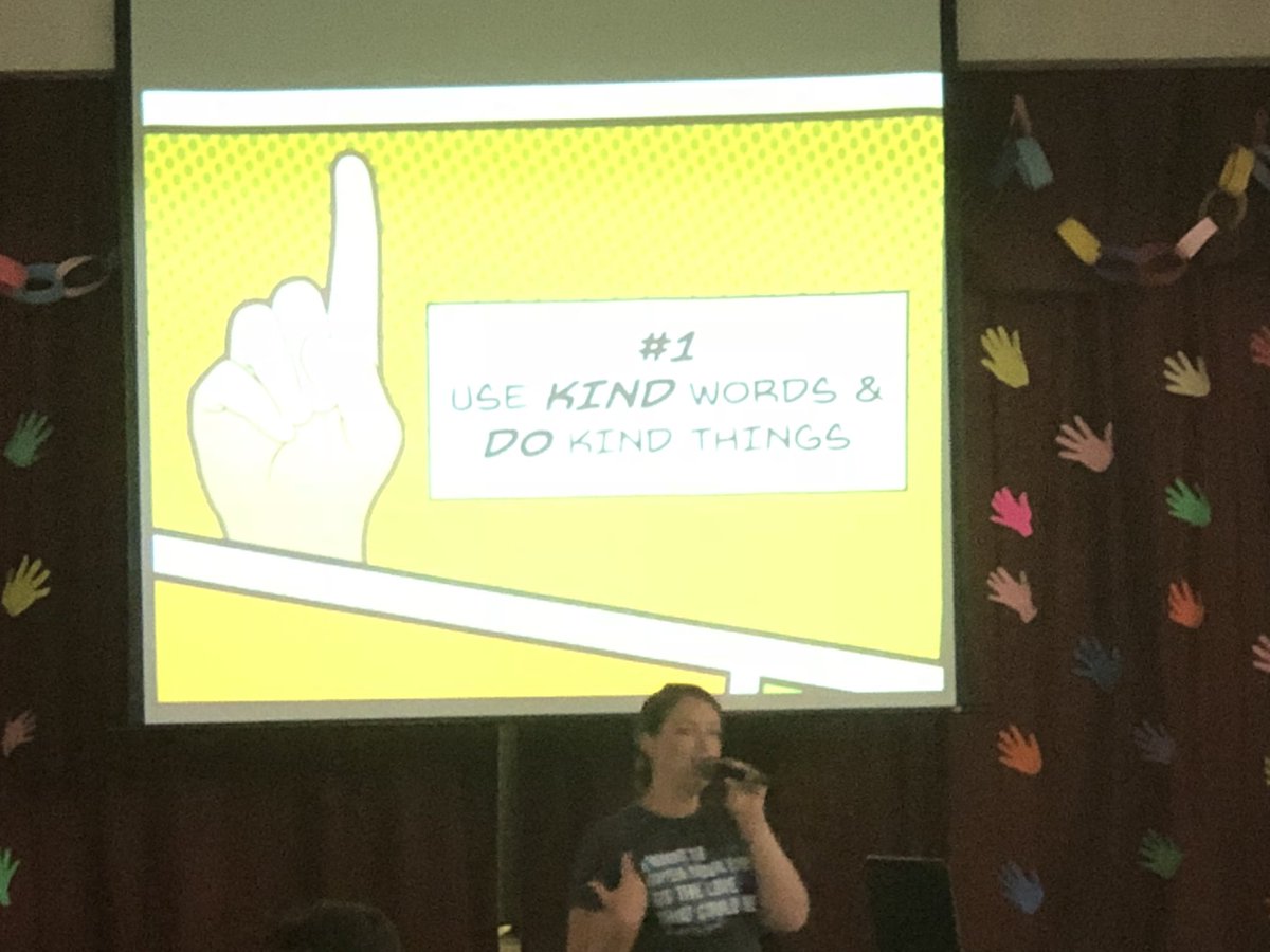 Rachel’s Challenge is happening now @GarciaGrizzlies! Challenge #1 -   Use Kind Words & Do Kind Things. #rachelschallenge