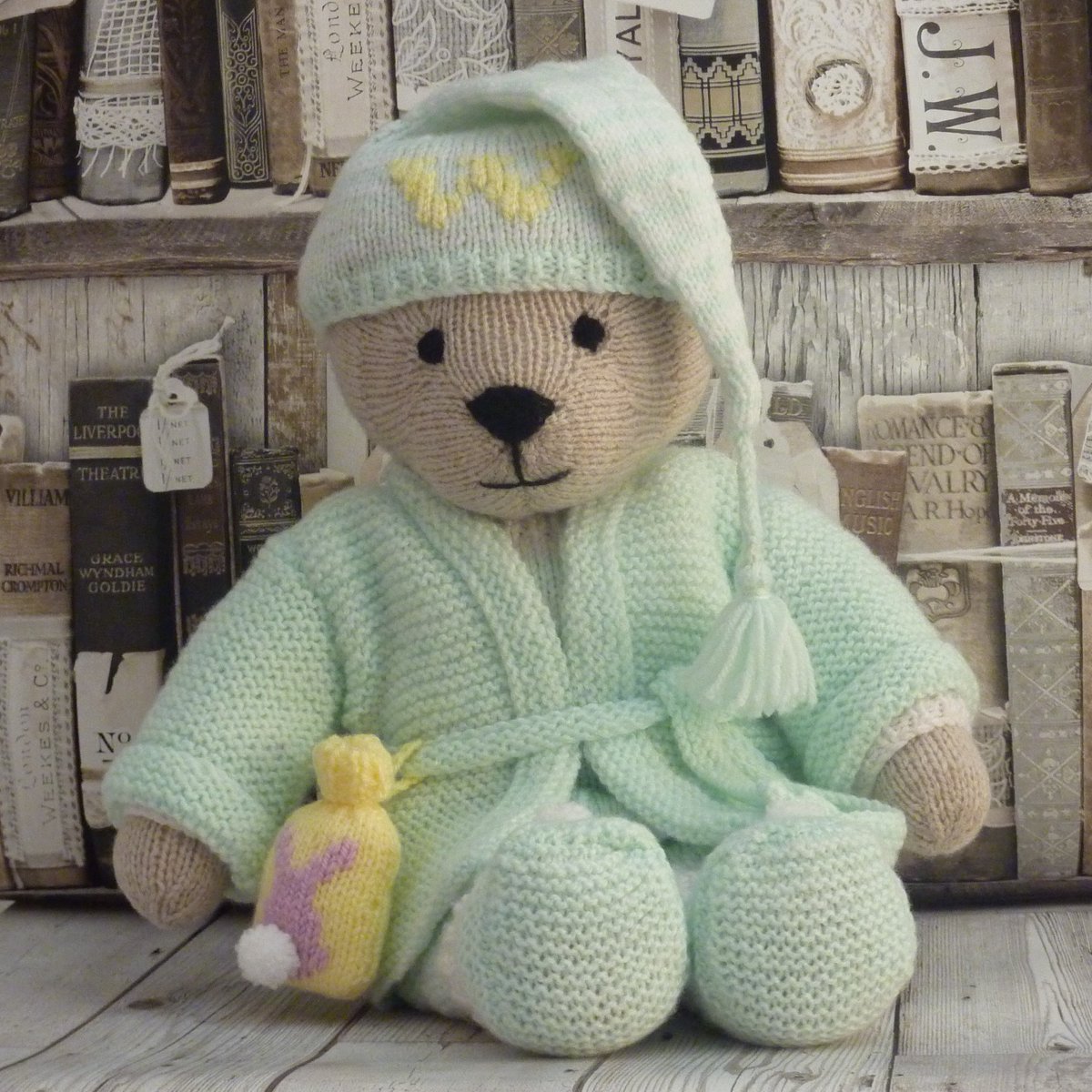 WindflowerBears's tweet photo. #WindflowerBears, teddybears with a touch of yesteryear charm. Individually designed and handknitted, each with it's own character. Perfect #firstteddy or #christeninggift Visit https://t.co/mfde52VnwY   y via @Etsy for our range. #giftideas #SmallBiz #nurserygift #babyshower https://t.co/H2oy6wM5GN