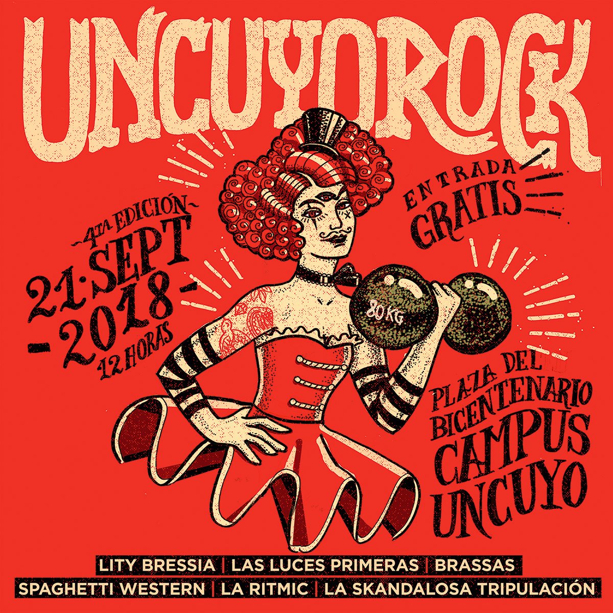 🌻 Se acerca la primavera, sinónimo de #UNCuyoRock 🤟
Bandas tocando desde las 4 de la tarde. Puestos de comida, artesanías y juegos desde las 12 del mediodía. 
Vení a disfrutar tu día en el #CentroUniversitario. 
¿Dónde más vas a cantar #SoyDeLaDeCuyo?