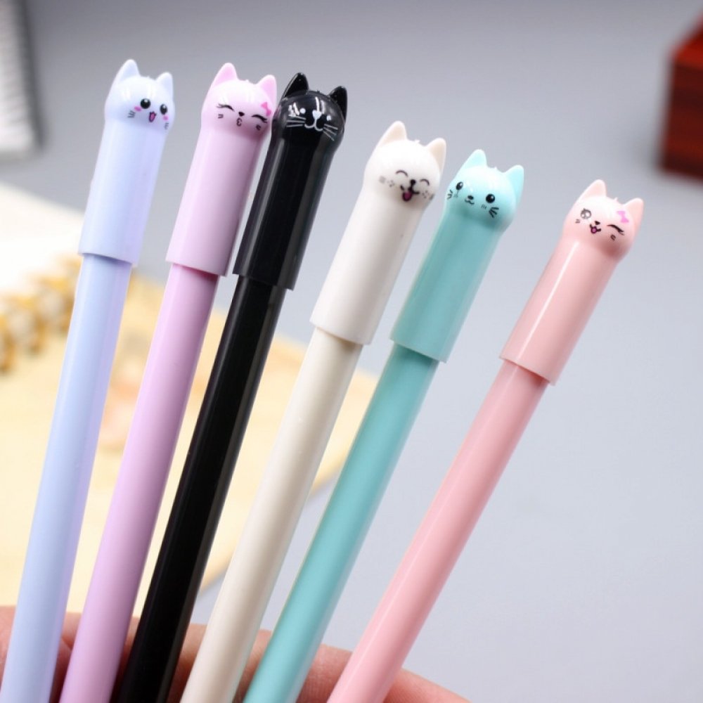 StamporSticker's tweet image. #scrapbookingsupplies #diecuts #bookmark #scrapbookingpaper 6 pcs Cat Gel Pen Set