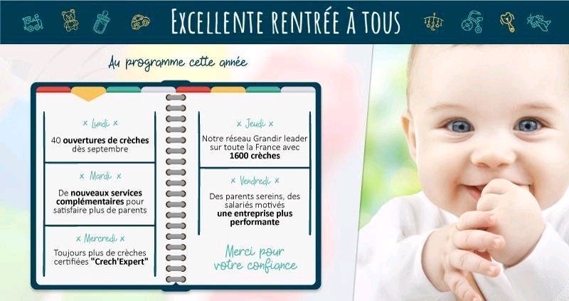 Creches_LPCR's tweet image. Notre agenda #grandir