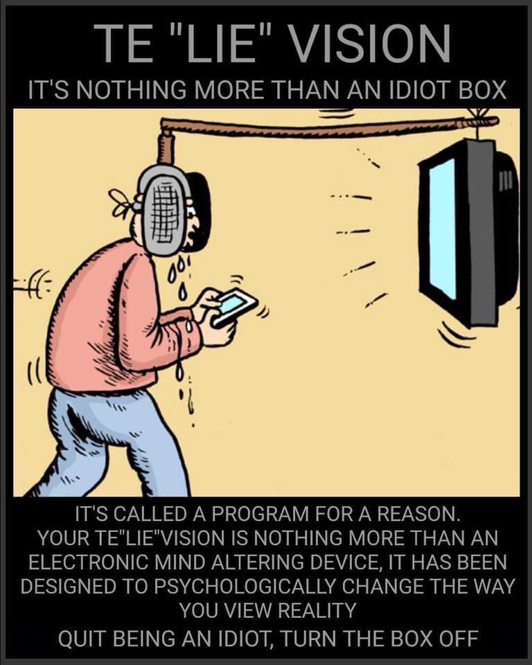 Nap Paul On Twitter Turn Off The Idiot Box